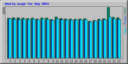 Hourly usage for May 2024